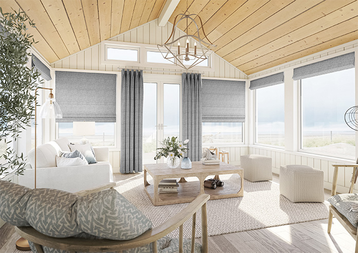 Melrose (Blackout), Wool Grey - Made to Measure Curtains - Image 8